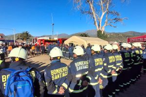 Grupo HazMat Santiago realizó simulacro en Caimanes, Región de Coquimbo