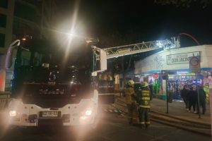 Incendio afectó propiedad en calle Club Hípico y Domeyko