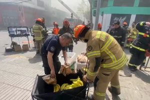 La solidaridad bomberil dijo presente en la gran emergencia