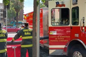 Apoyo de Cuerpos de Bomberos Metropolitanos fue clave ante el incendio de Toesca