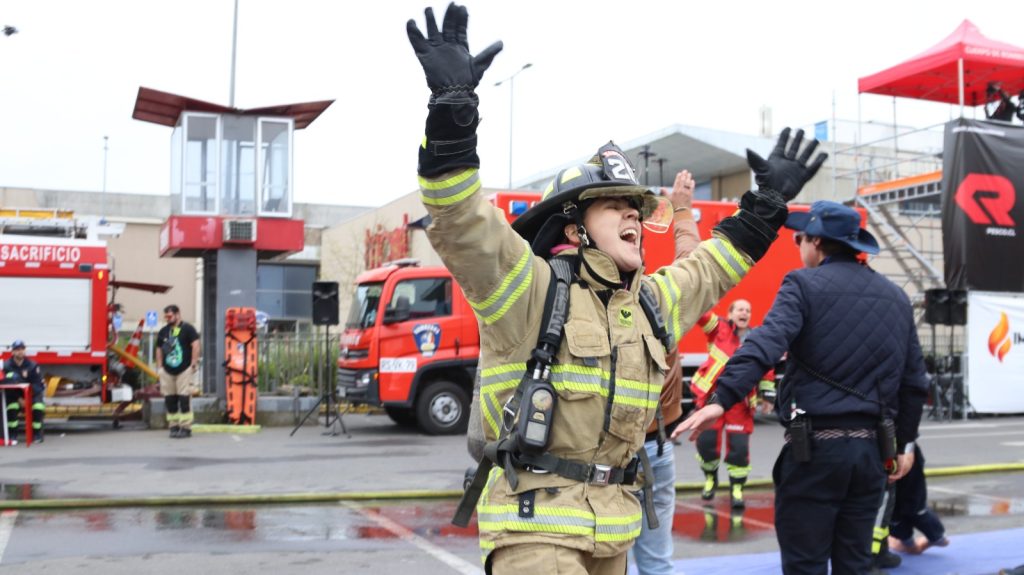 Equipo del CBS logró excelentes resultados en Desafío Bomberos de Concepción