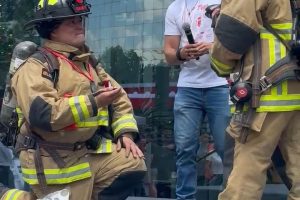 Las historias sabrosas tras los bomberos que buscaron las alturas en Corremos por la Vida