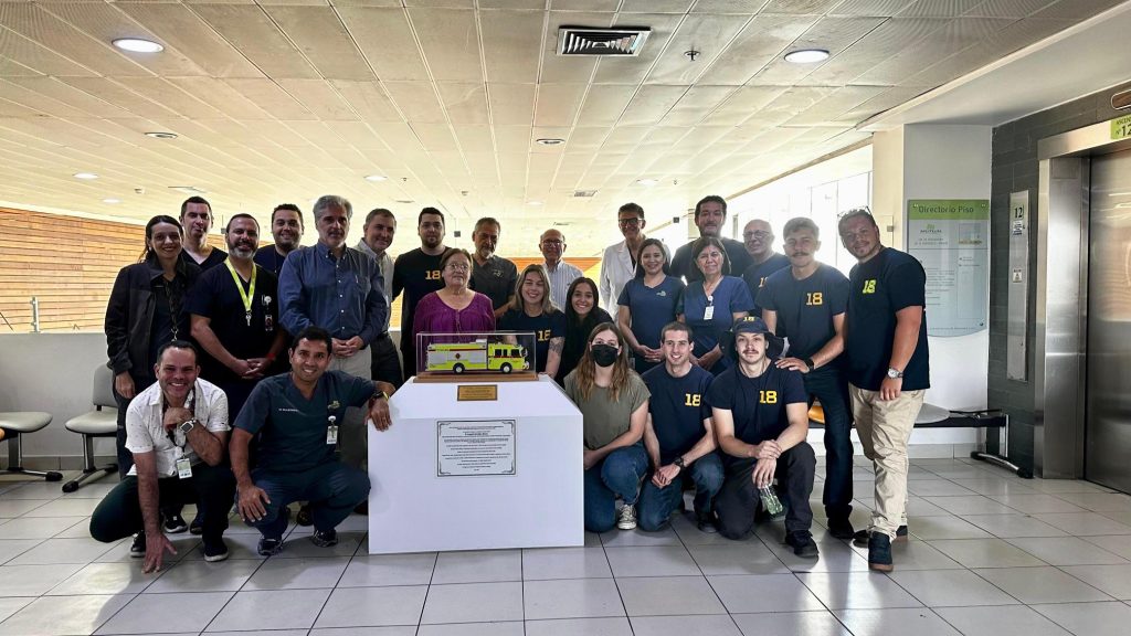 La 18ª Compañía volvió con un reconocimiento a Hospital de la Mutual de Seguridad