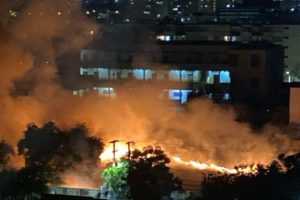 Voluntarios del CBS atendieron incendio apenas iniciado el 2025